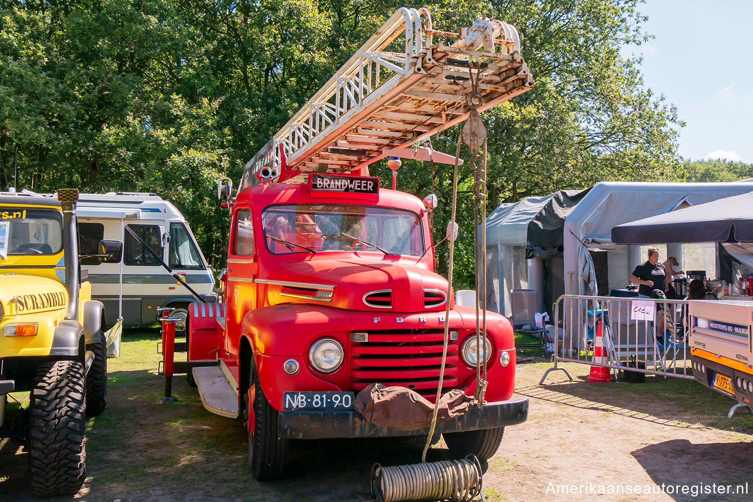 Vrachtwagens Ford F-5 uit 1948
